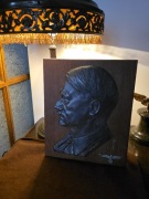 Stara plakieta,popiersie Adolf Hitler