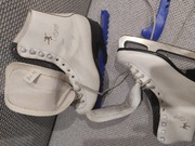 Łyżwy damskie białe Polsport AGAT, rozmiar 24, 250 mm