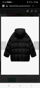 Kurtka Puchowa Zara L oversize Viral w stylu Balenciaga