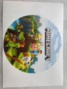 Opłatek na tort Minecraft