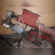 Podajnik rynnowy, palnik 