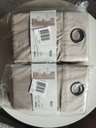 2 zasłony aksamitne welurowe beżowe SINSAY na przelotkach 2x zasłona 