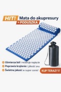 MATA DO AKUPRESURY + PODUSZKA + TORBA – ZESTAW RELAKSACYJNY HIT!