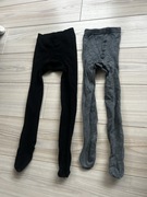 2 pary rajstop dziecięcych 98/104 H&M