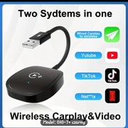 Bezprzewodowy Adapter CarPlay z Wideo