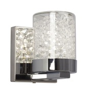 Kinkiety glamour light prestige vicenza dwie sztuki srebrny