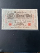 Banknot 1000 marek z 1910 roku Niemcy