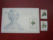 Belgia 1989 MNH Mi. 2370/71 Flora Kwiaty Róże