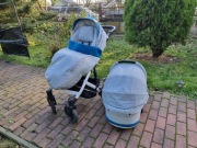 Wózek dziecięcy Jedo Koda plus bazą isofix I 2 foteliki