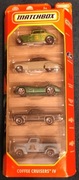 Matchbox 5 Pack Coffee Cruisers IV Ford Cadillac Aston Martin Chevrolet 
