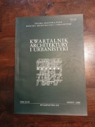 Kwartalnik architektury i urbanistyki zeszyt 1/2002 NOWA nakład 500 egz.