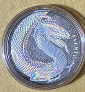 Fafnir 2020 r.„HOLOGRAM” 1 oz AG 999 CERTYFIKAT
