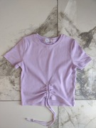 Koszulka prążkowana 140/146 dziewczęca 