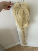 Peruka wig włosy blond Roszpunka Elsa Elza długi warkocz strój cosplay