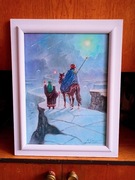 "OPOWIEŚĆ ZE SNU"- OBRAZ OLEJNY NA PŁÓTNIE 48x38