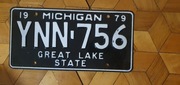 Michigan tablica rejestracyjna usa oryginal