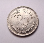 Indie 25 paisa 1976 Bombaj PIĘKNA!