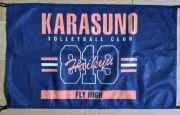 Flaga na ścianę Haikyu !! Karasuno manga anime prezent XXL jak nowa