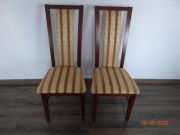 8 krzeseł tapicerowanych