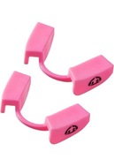 Gelfort Ochraniacze na zęby podnoszenie ciężarów siłowych 2 sztuki różowe