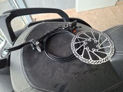 Hamulec  z tarcza do roweru