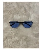 Okulary przeciwsłoneczne w stylu retro -niebieskie 