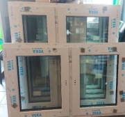 Okna klasy premium pakiet 3 szyby 48 mm veka sL82, dwa skrzydła