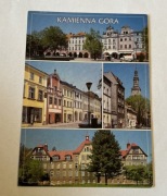 Pocztówka PRL Kamienna Góra lata 80–90 – używana / wysłana ze znaczkiem