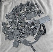 Lego Klocki Mix Ciemno Szare Dark Gray (660g)