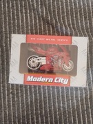Modern City  czerwony motor metalowy  zabawka dla dzieci cena za 1 