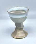 Japonia. Oryginalna czarka do sake, "Maple leaf", Miyajima.Showa