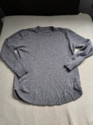 Szary damski sweter długi rękaw fashion Basic klasyczny zwykły