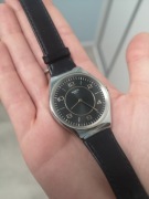 Zegarek swatch skin irony 38mm unisex srebrny 