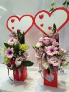 Flower box, dodatki dla kwiaciarni, serduszko