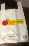 Reklamówka z Biedronki mała