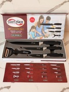 Zestaw Komplet Noży Kuchennych w Pudełku 4 elementy obieraczka