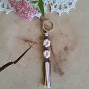 Brelok breloczek do kluczy  makrama 