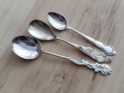 SREBRZONE ŁYŻECZKI DO KAWY FILIŻANKI FINLANDIA RÓŻNE