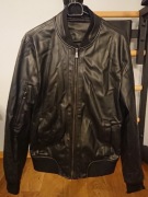 Kurtka skórzana Trussardi Jeans roz. 46 (170cm) stan Bardzo Dobry