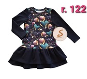 Nowa sukienka dziewczęca rozmiar 122 Hand Made