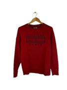 Bluza Tommy Hilfiger czerwona duża logo m