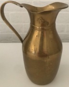 Stary wazon dzban mosiądz wys. 15 cm ANTYK