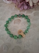 Bransoletka handmade z naturalnych kamieni hematyt jadeit 