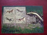Grenada MNH Fauna Gady Jaszczurki