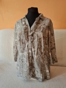 Koszula koszulka damska wzorzysta falbanki c&a