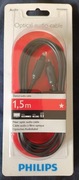 Optyczny Philips toslink kabel przewód 1,5m