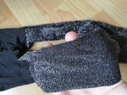 Czarne brokatowe kolorowe rajstopy 40 den H&M 98 104 