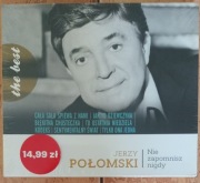 Jerzy Połomski "Nie zapomnisz nigdy" płyta CD, NOWA, zafoliowana.