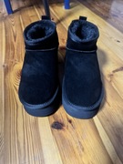 UGG Classic Ultra Mini Platform – śniegowce zamszowe, rozmiar 41 