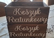 Koszyki ratunkowe, ślubne, rustykalne